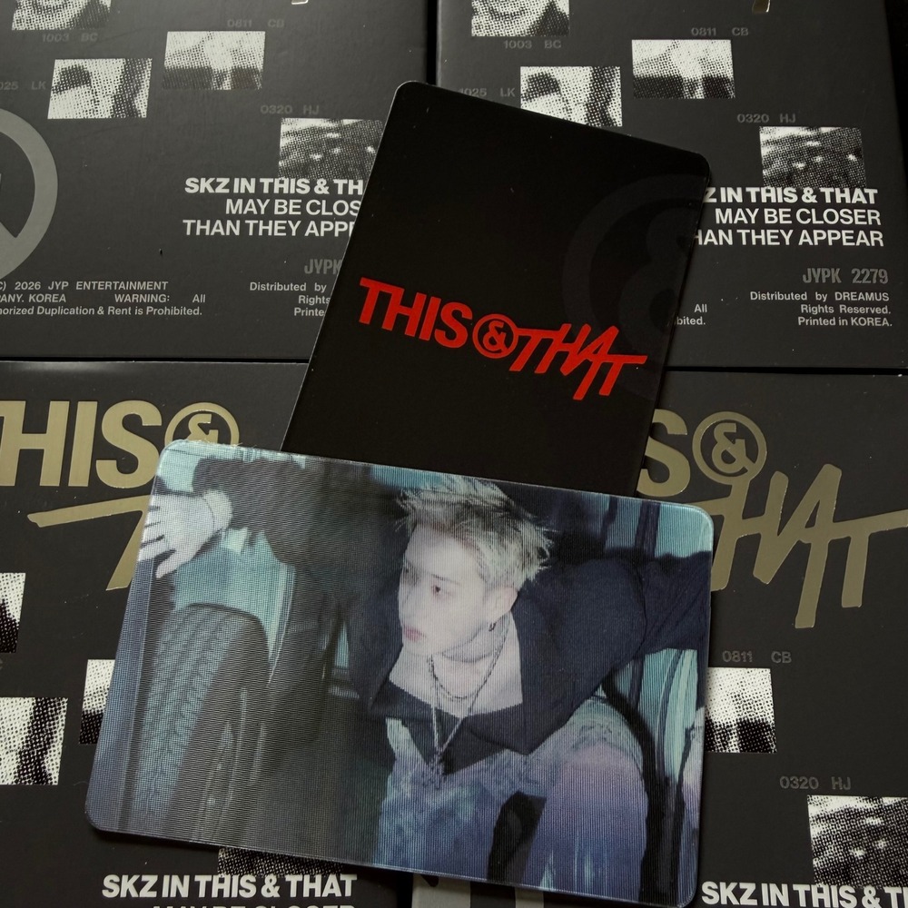 STRAY KIDS BANGHAN This & That Lenticular Photocard